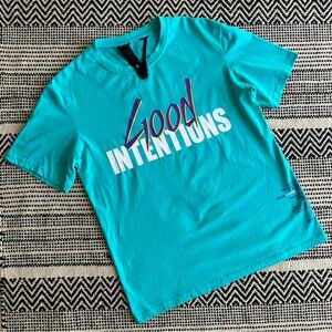 VLONE Turquoise Tee “Good Intentions”